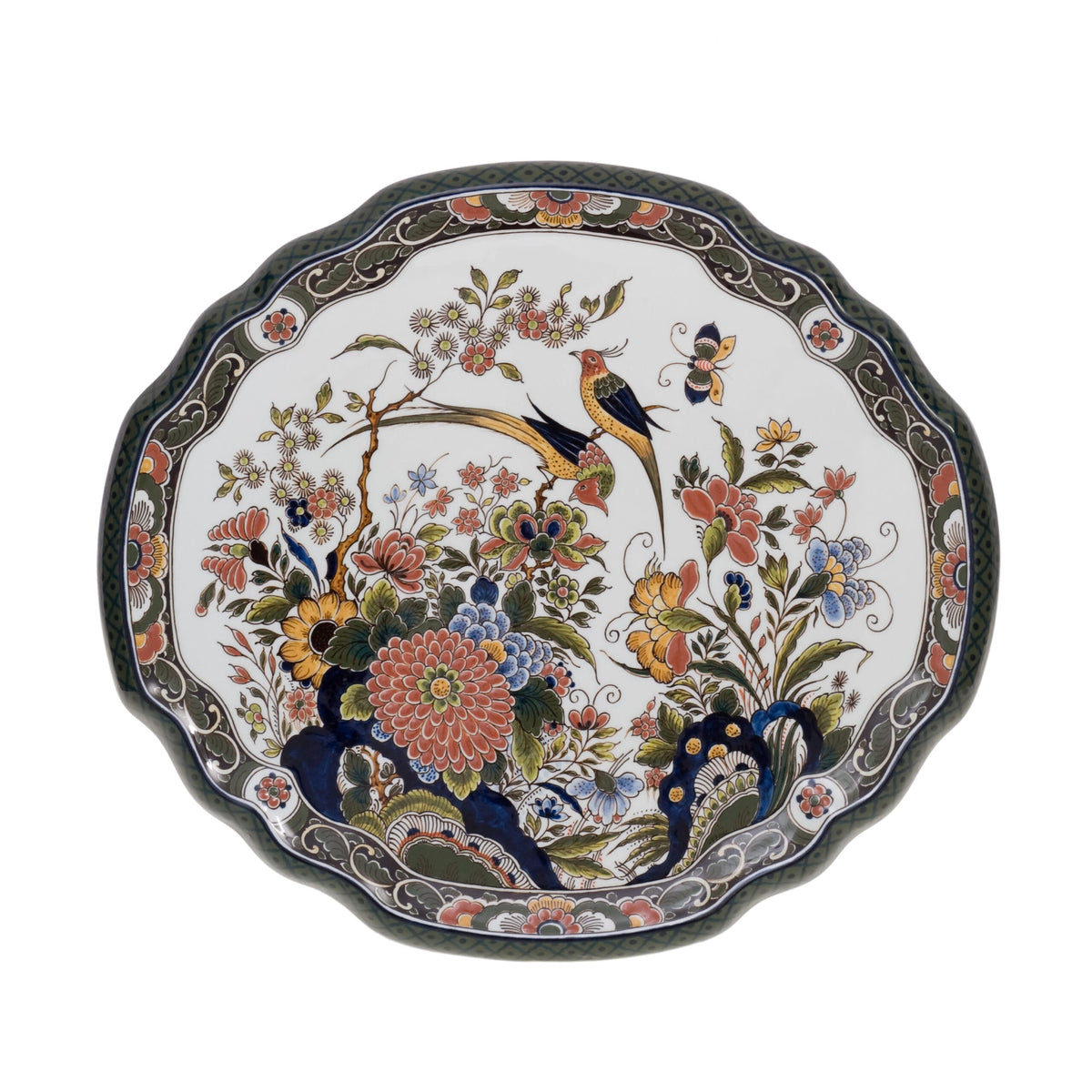 Plaquette Bloem en Vogel Horizontaal