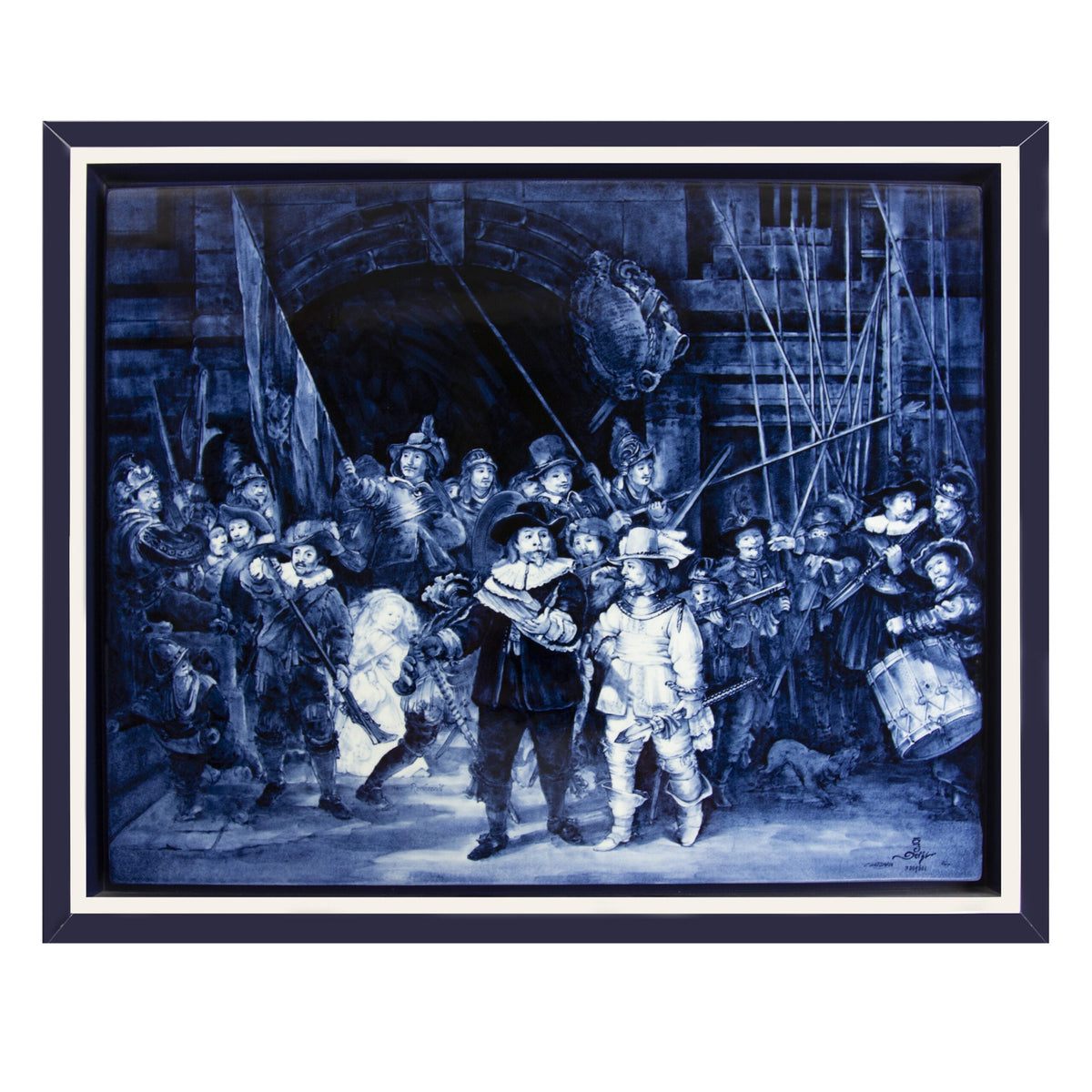 Tegelplaat Rembrandt Nachtwacht