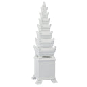 Tulpenvaas Piramide Wit