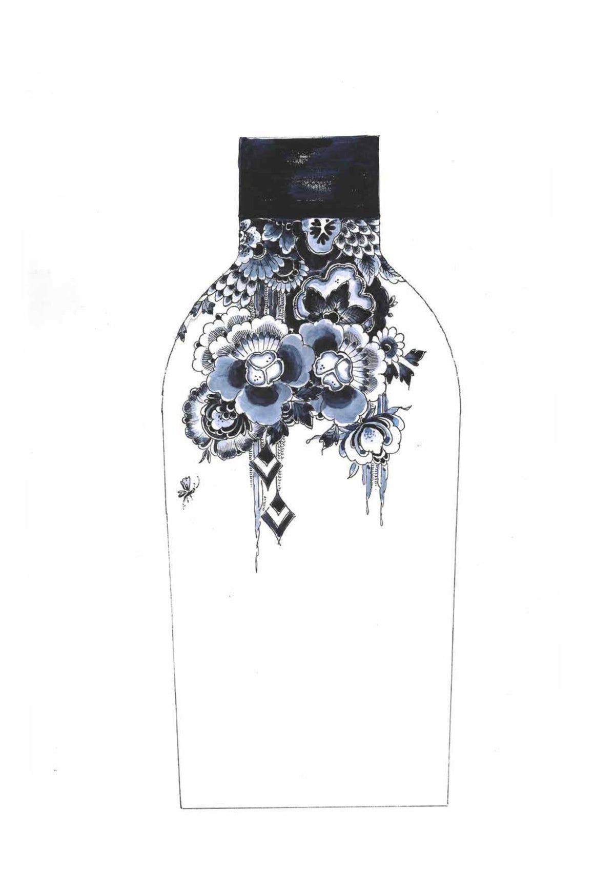 Collar Bottle Blue Edition