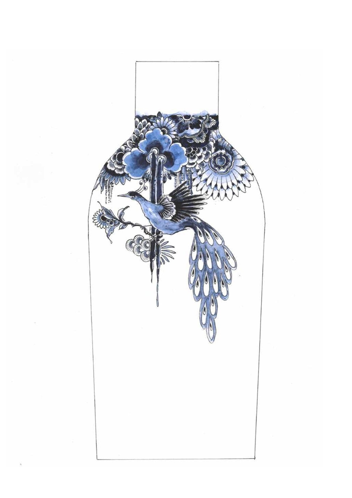 Collar Bottle Blue Edition