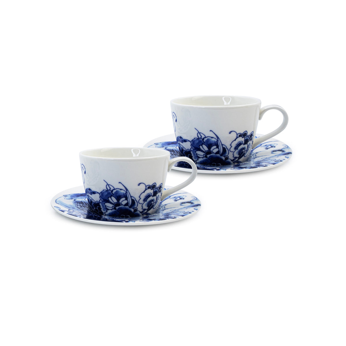Thee/Cappuccinokop & schotel set