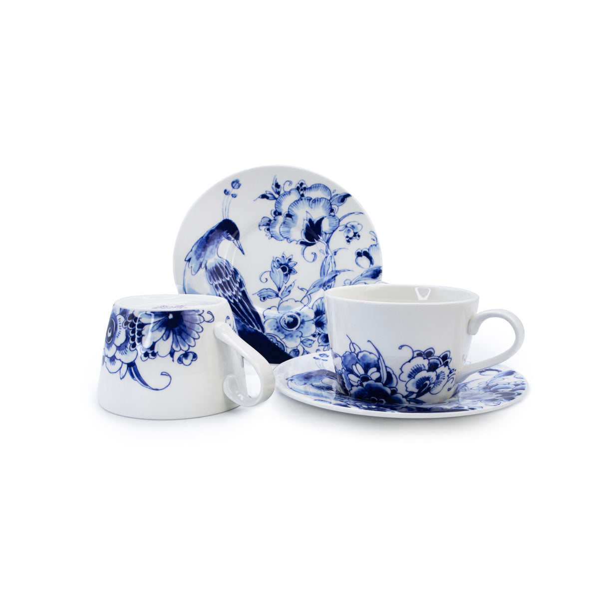 Thee/Cappuccinokop & schotel set
