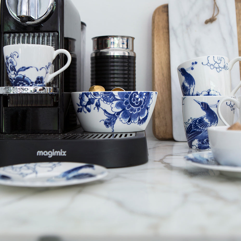 Thee/Cappuccinokop & schotel set