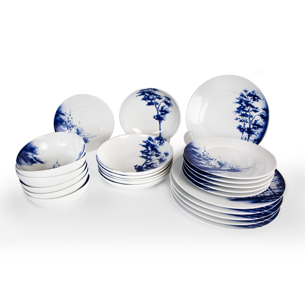 Servies set 24-delig