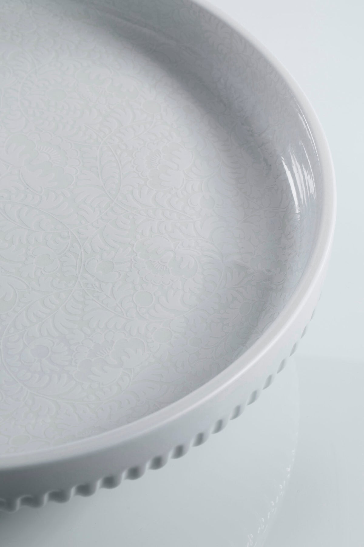 Collar Bowl set no.1 and no. 3 White Reflection