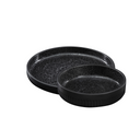 Collar Bowl set no.1 and no. 3 Black Reflection