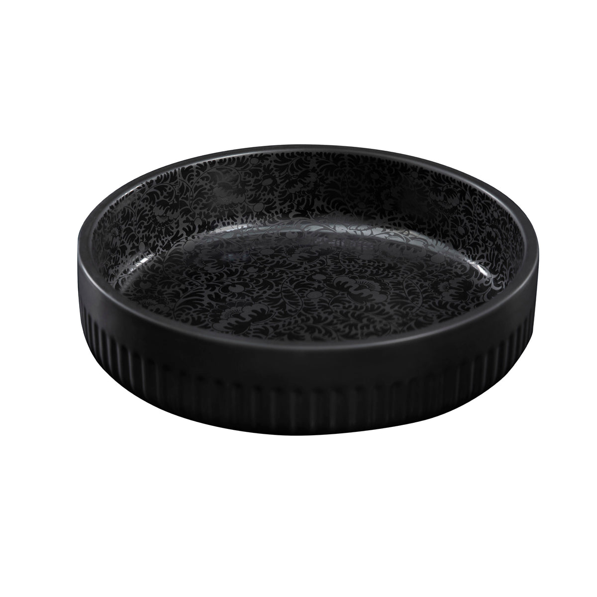 Collar Bowl set no.1 and no. 3 Black Reflection