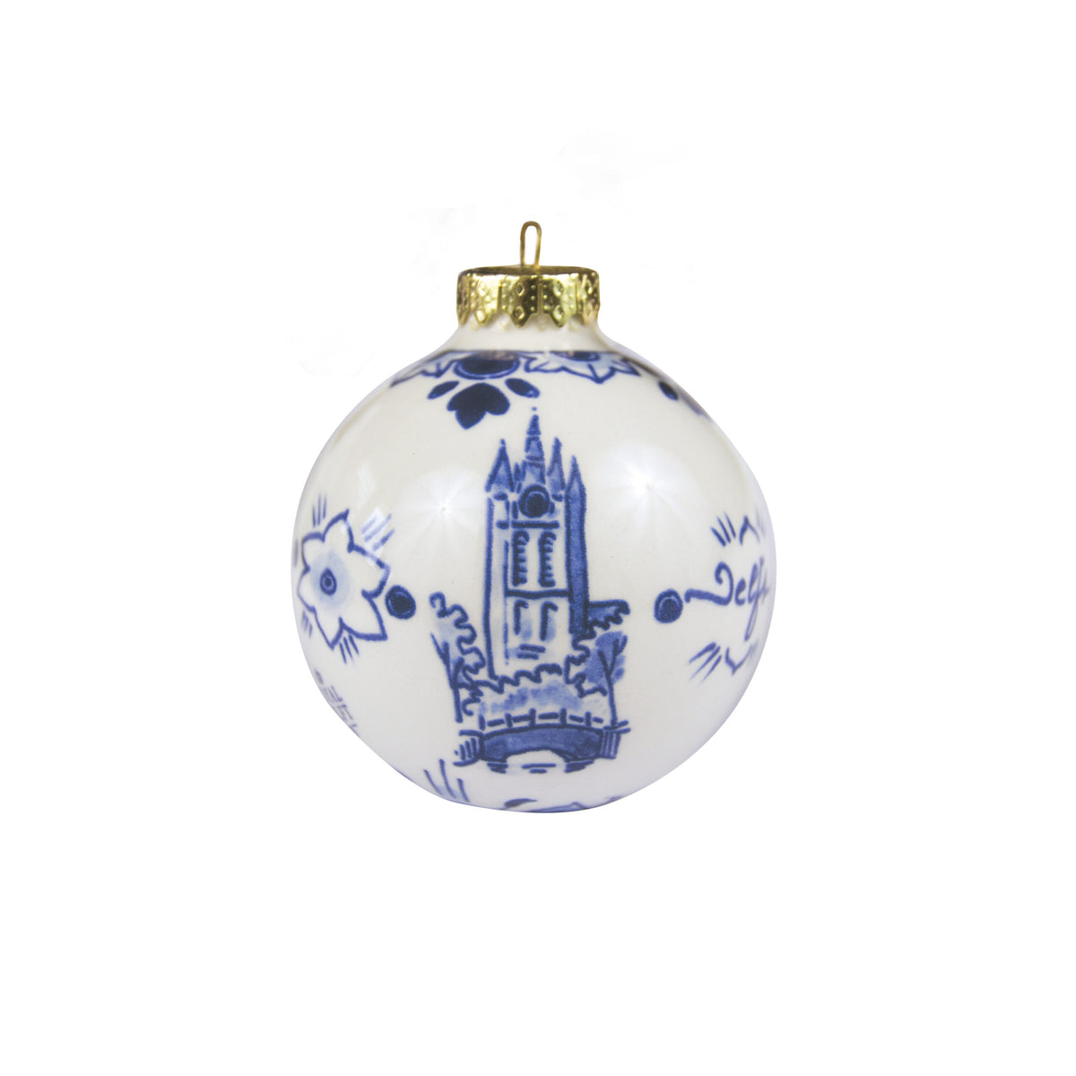 Kerstballenset Delft