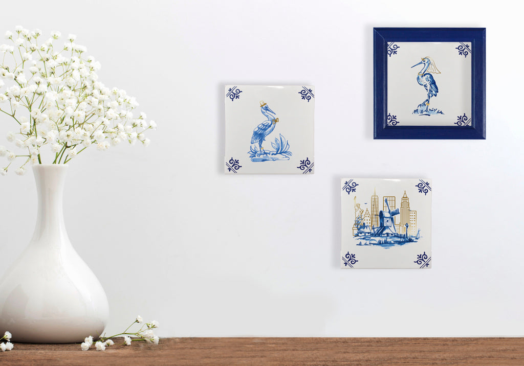 Royal Delft breidt de Goldie Tiles uit met Wedding & City
