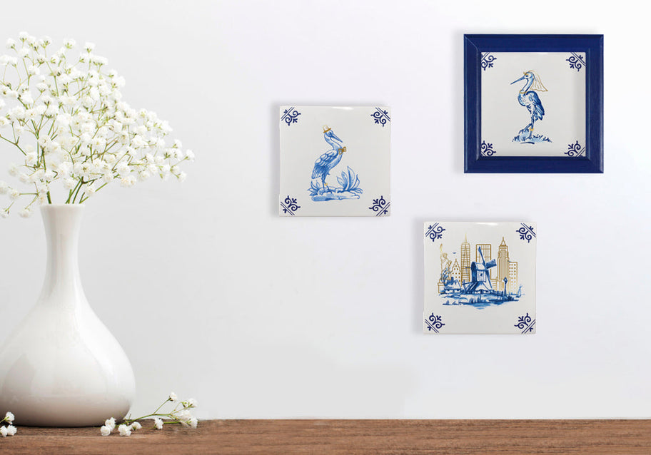 Royal Delft breidt de Goldie Tiles uit met Wedding & City