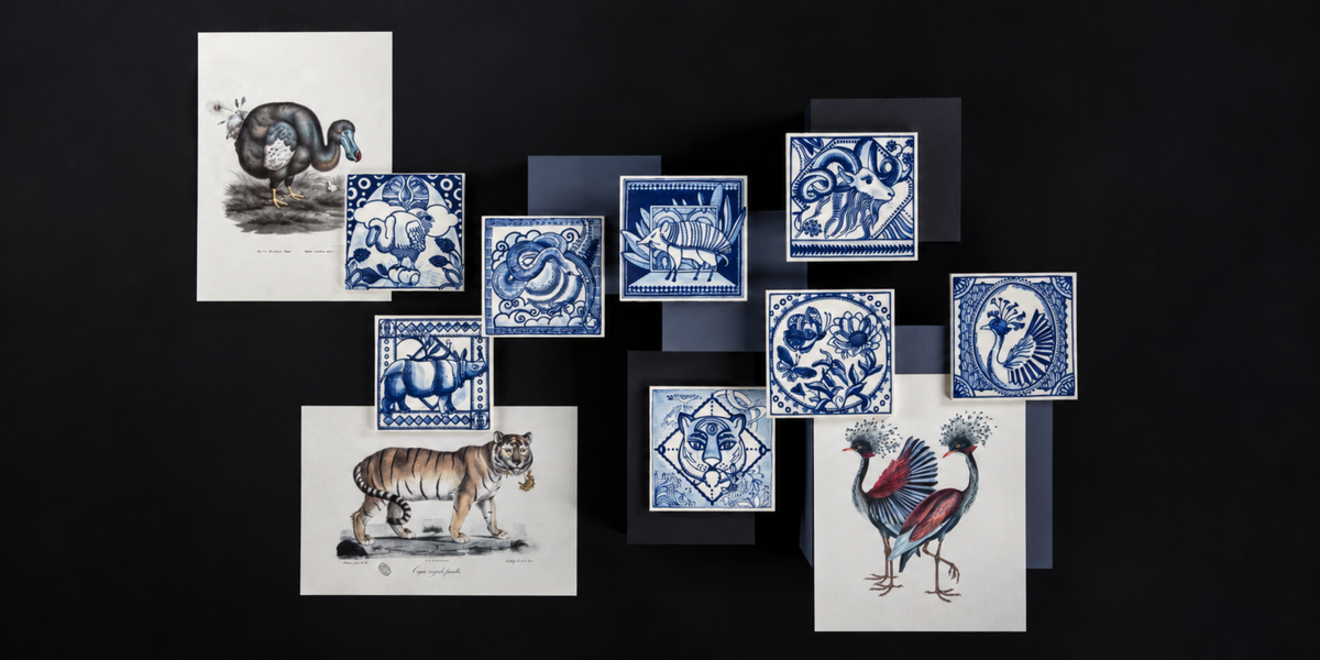 Tile Extinct Animals Pogo Goat