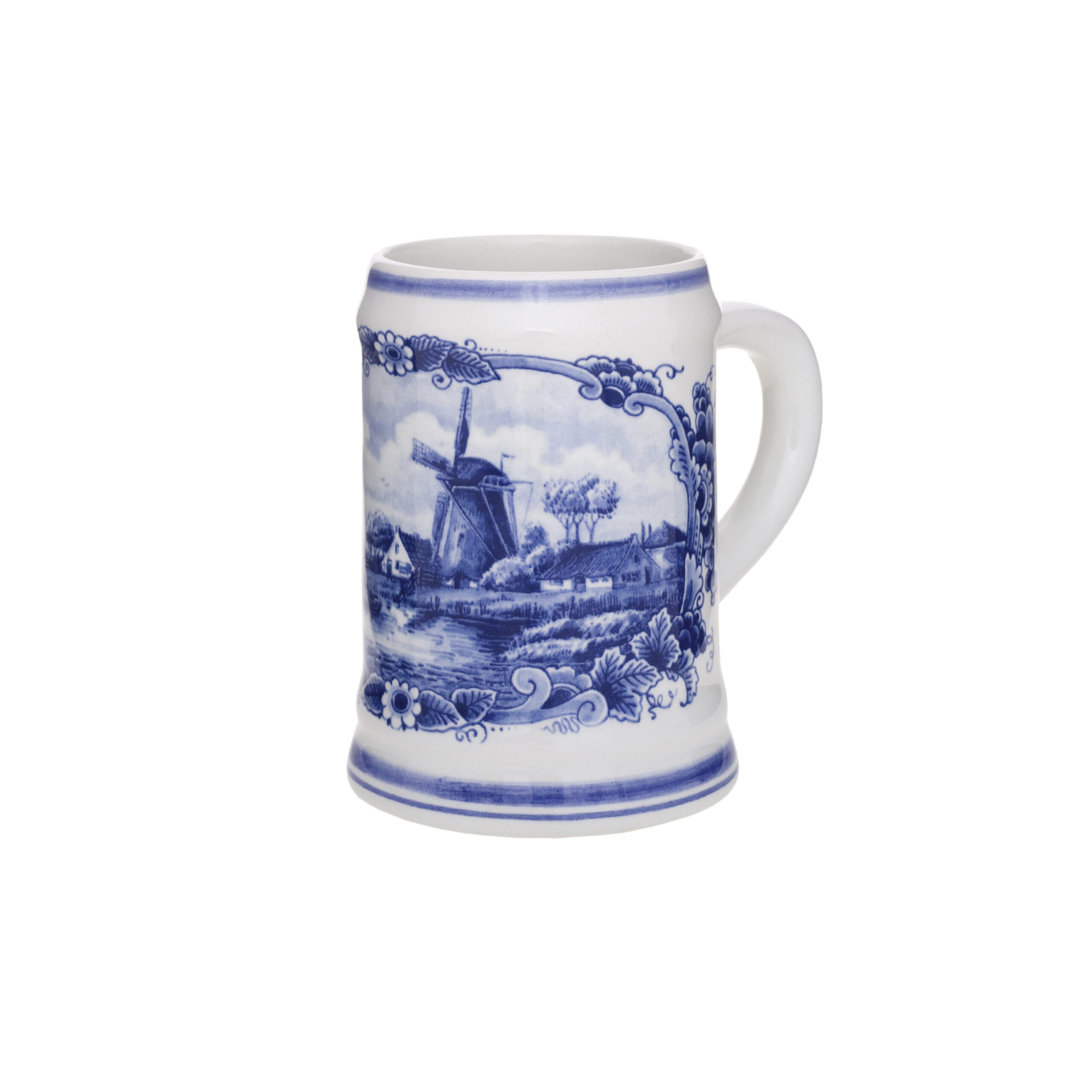 デルフト　酒盃 Beer Stein Mill | Delft Blue Blueware | Royal Delft