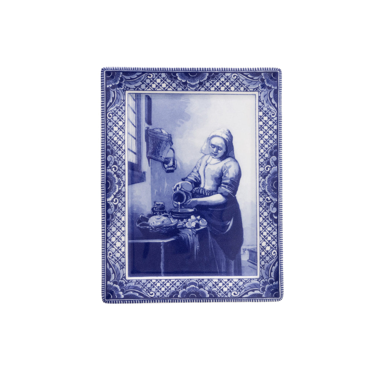 Wandbord Vierkant Groot Melkmeisje