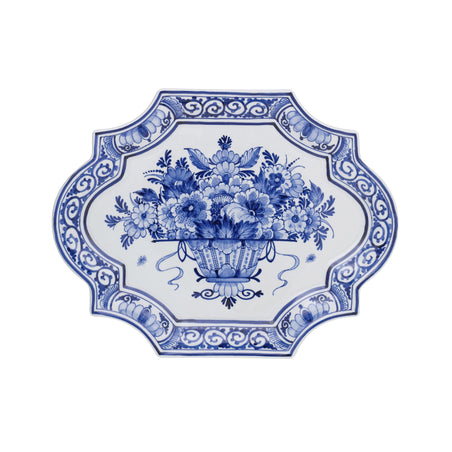 Plaquette Bloemenmand