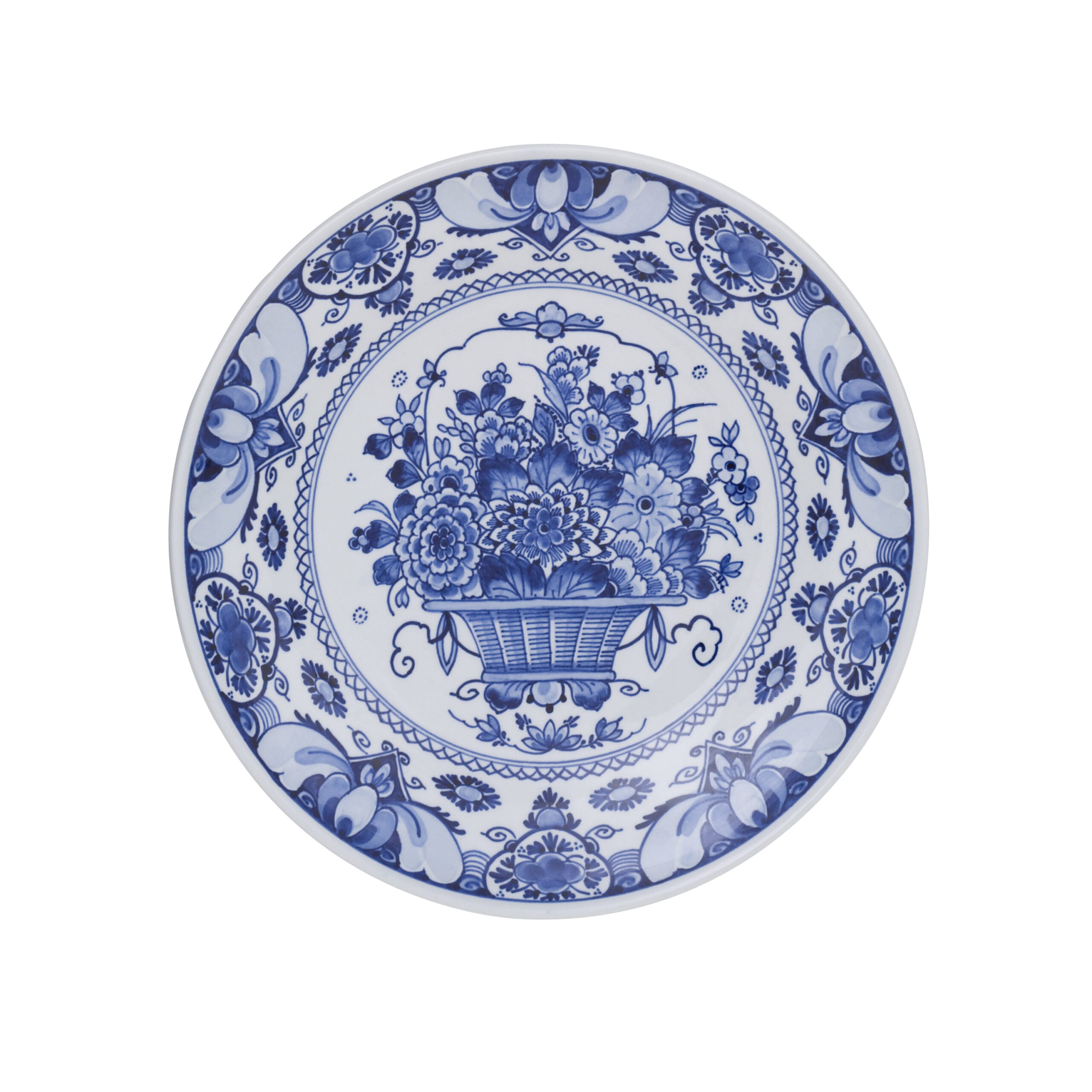 Wandbord Schip 18 cm | Handgeschilderd The Original Blue | Royal Delft