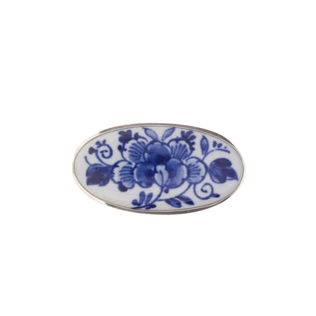 Broche Bloem Wit met Speld