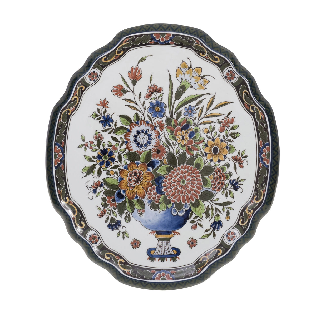 Plaquette Bloemenmand Vertikaal