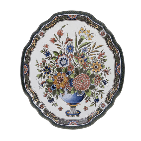 Plaquette Bloemenmand Vertikaal
