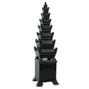 Tulpenvaas Piramide Zwart