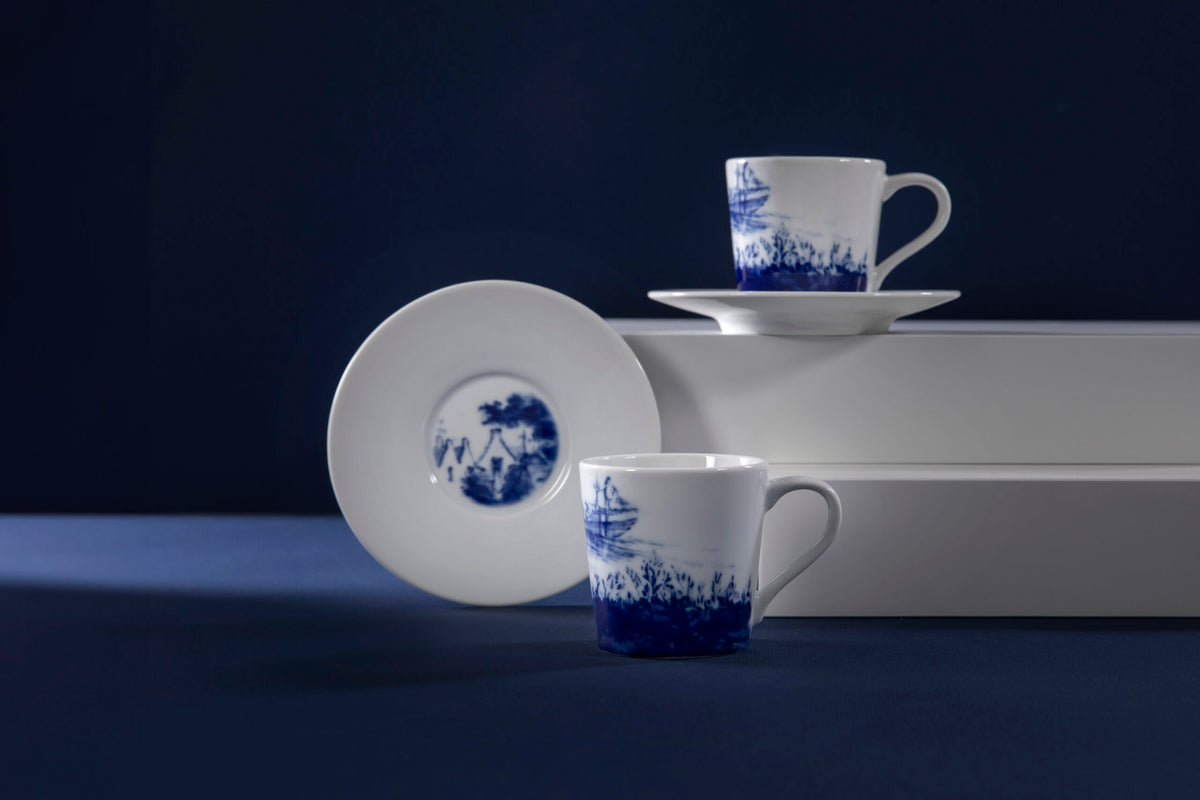 Espressokop & schotel set