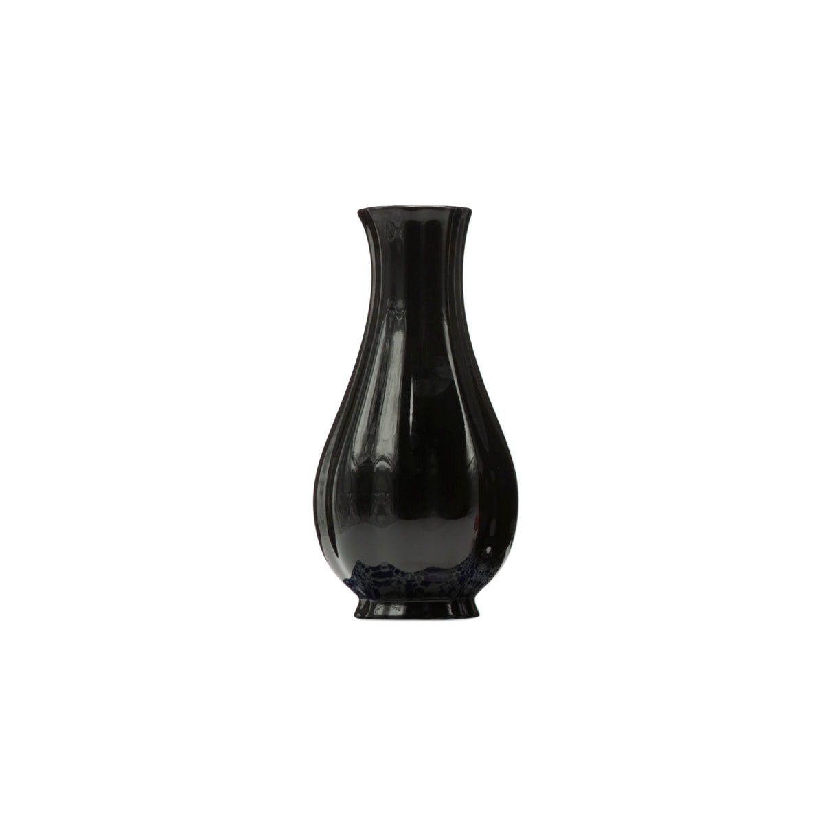Delft Blue Black Vase