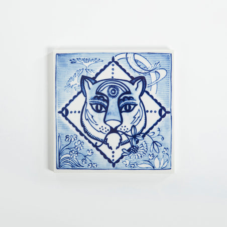Tile Extinct Animals Golden Tiger