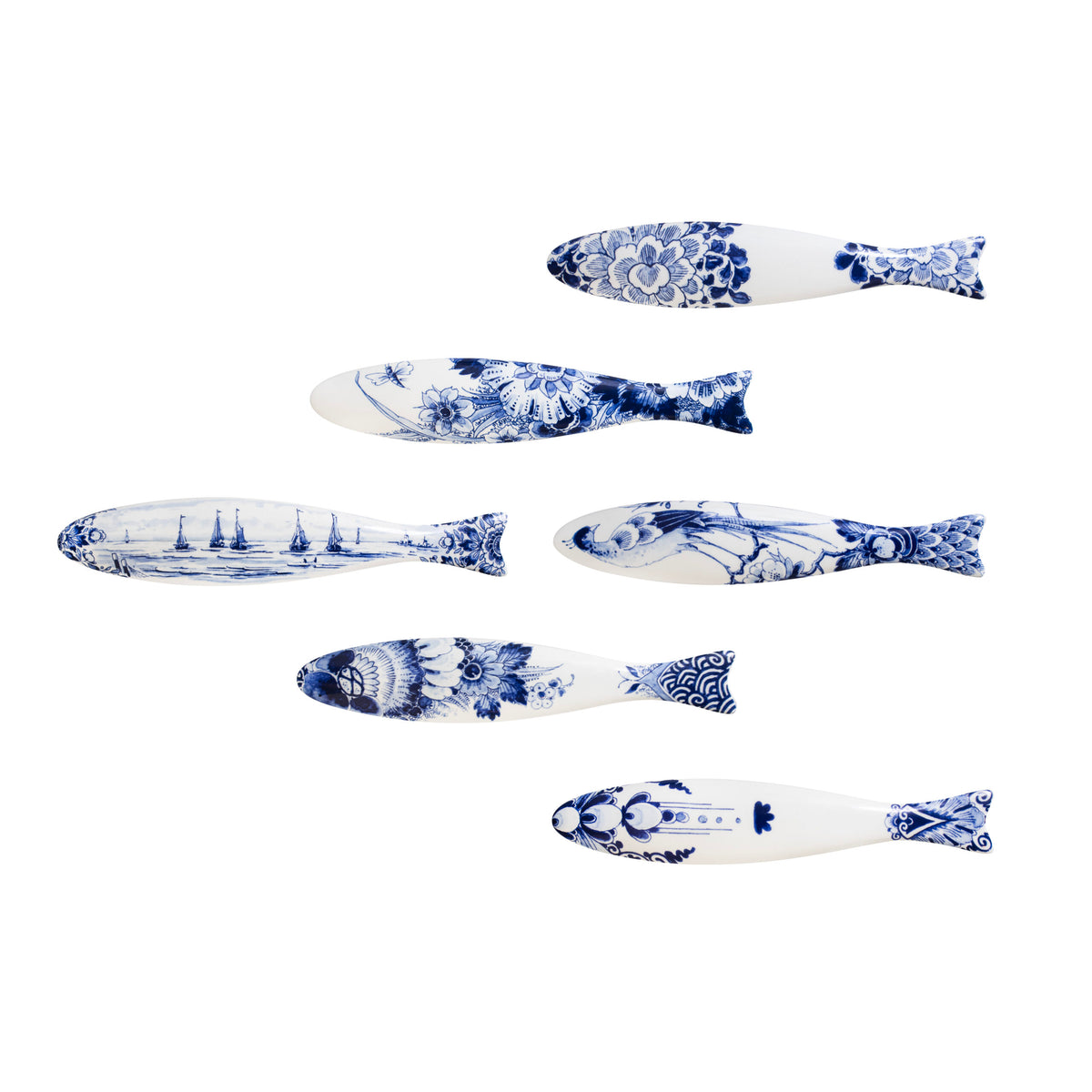 Blue Herring set – 6 haringen