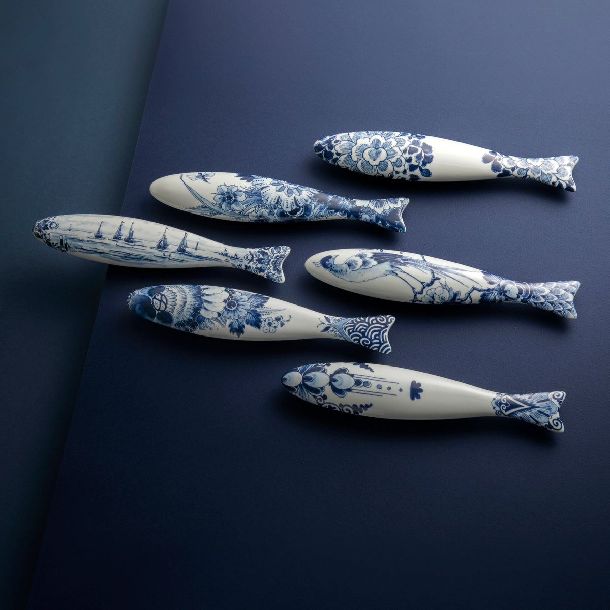 Blue Herring set – 6 haringen
