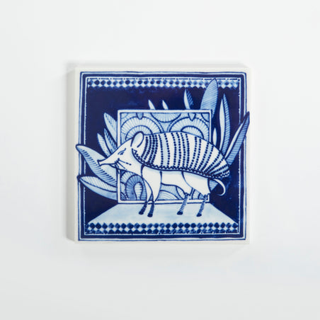 Tile Extinct Animals Armoured Boar