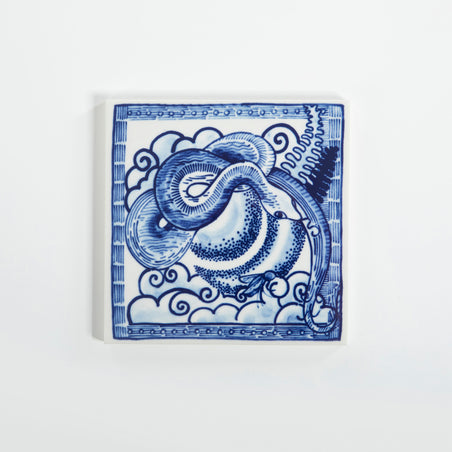 Tile Extinct Animals Queen Cobra