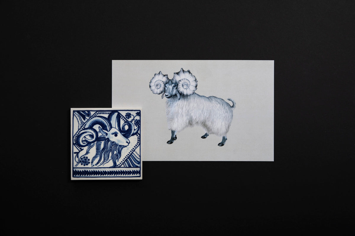 Tile Extinct Animals Pogo Goat