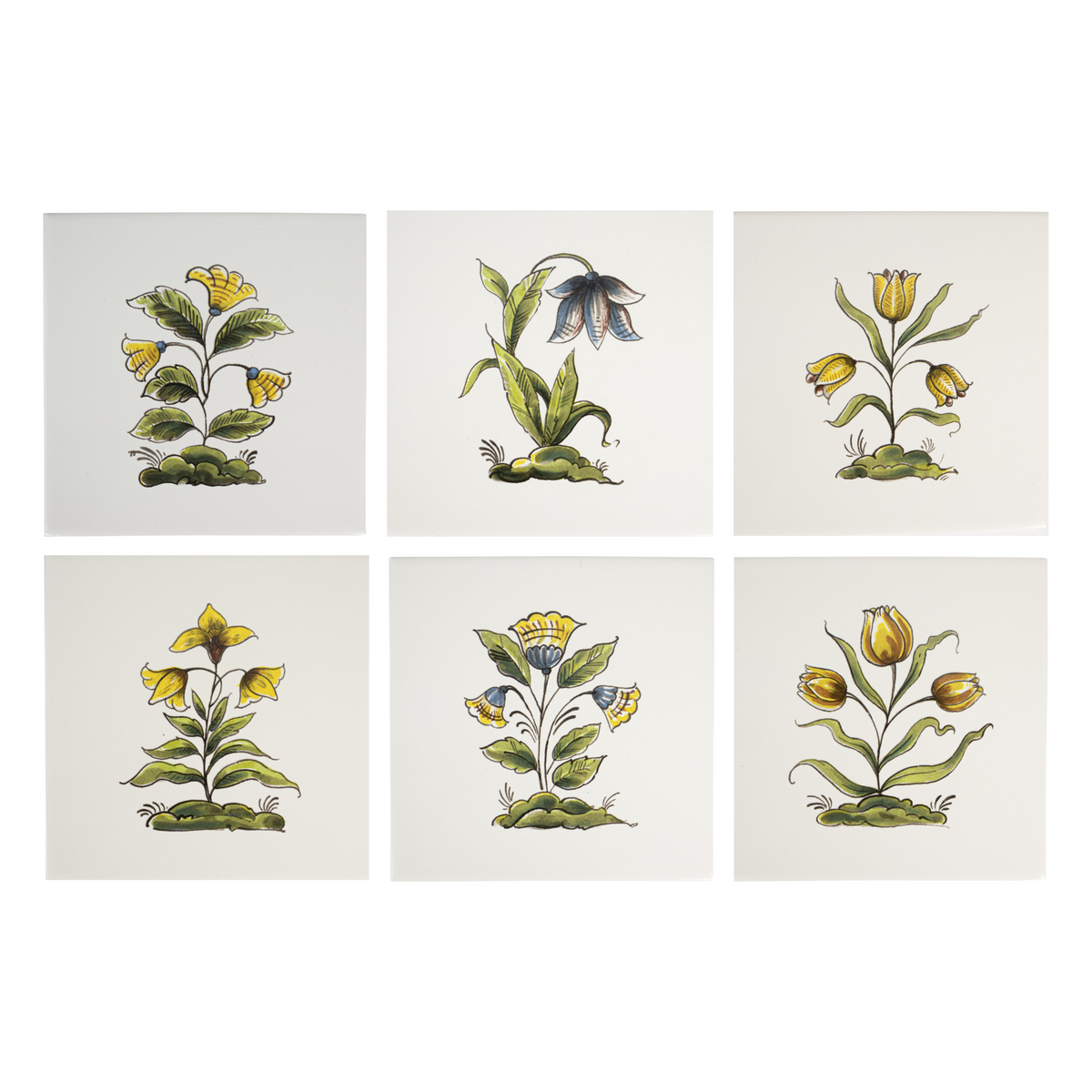 Wild Flower tegel set | 6 tegels