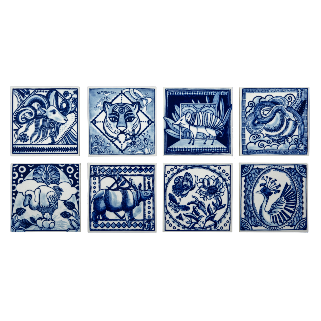 Extinct Animals tiles – 8 tegels