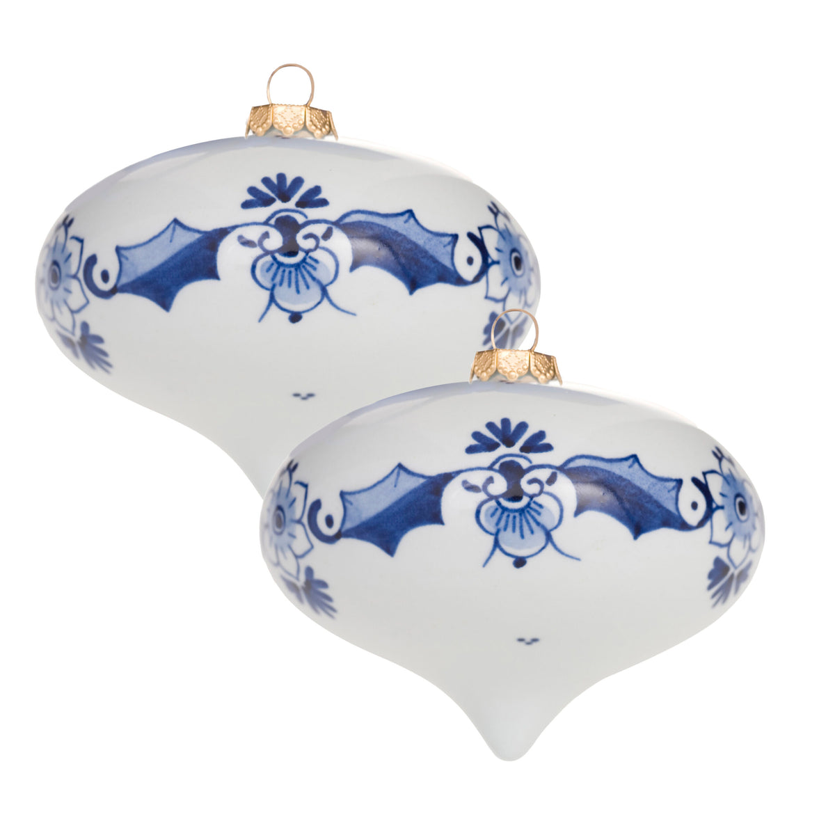 Kerstdruppels Delfts Blauw set