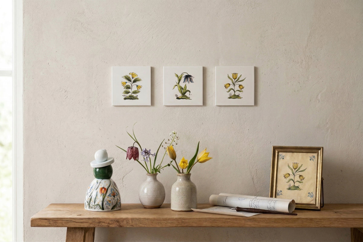 Wild Flower Set I | 3 tegels
