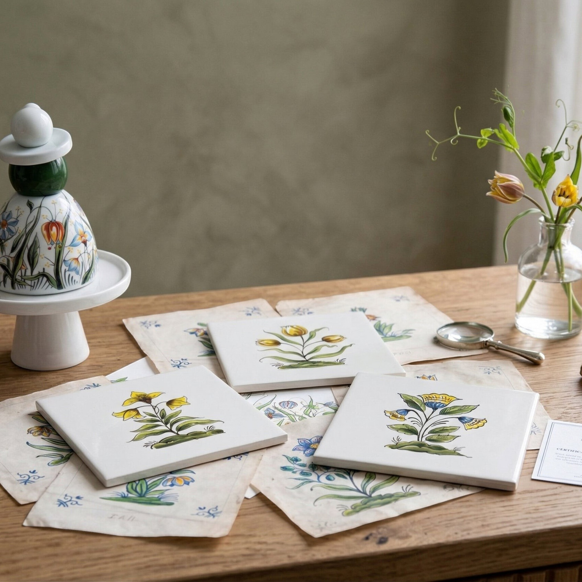 Wild Flower Set II | 3 tegels
