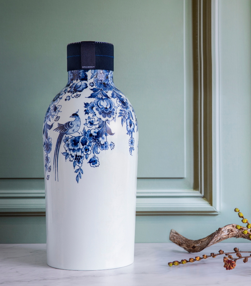 Royal Delft Collar Bottle