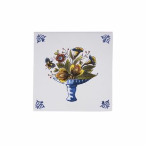 Tile flower basket