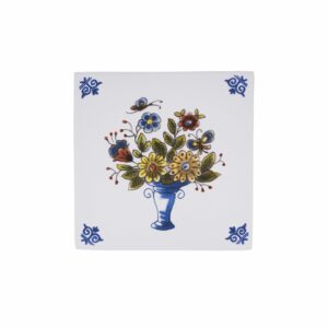 Tile flower basket