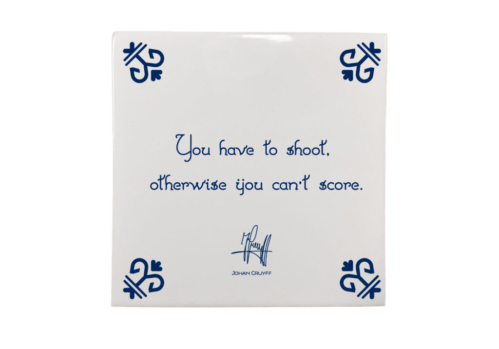 You have to shoot otherwise you can't score