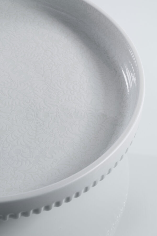 Collar Bowl set no.1 and no. 3 White Reflection